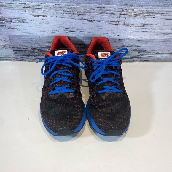 Nike Zoom Structure 19 Black Blue and Red Men’s 10.5 NikeId 836129-991 - Picture 2 of 12